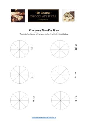 Chocolate Pizza Fractions